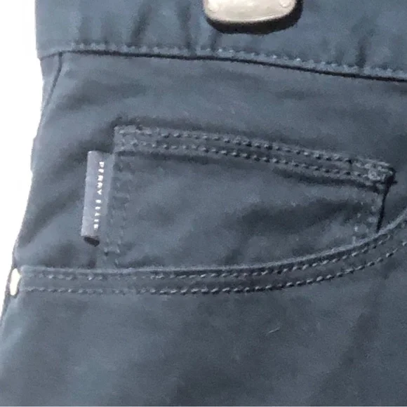 Perry Ellis Pants Men 32x30 Dark Sapphire Stretch Straight Fit Slim Casual - Picture 3 of 8